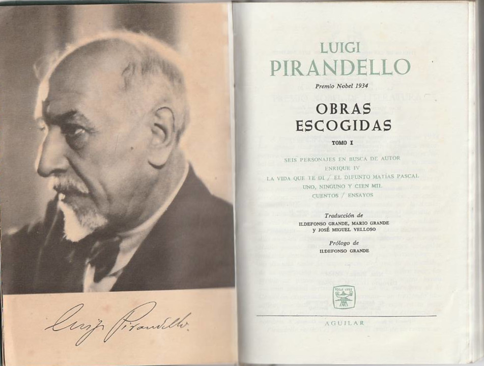 Luigi Pirandello – Obras escogidas – Tomo I