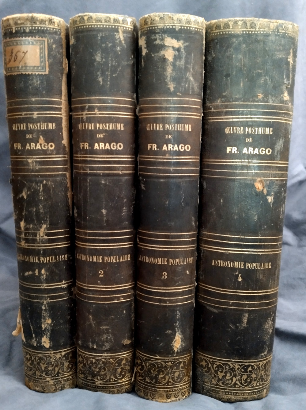 Astronomie populaire par François Arago -  4 volumes