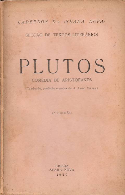 Plutos – Comédia de Aristófanes