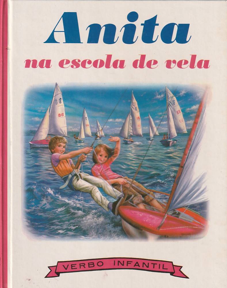 Anita na escola de vela