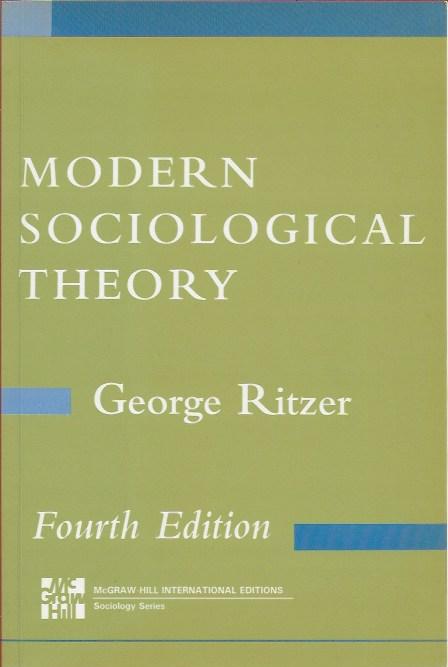 Modern sociological theory - 4th edition