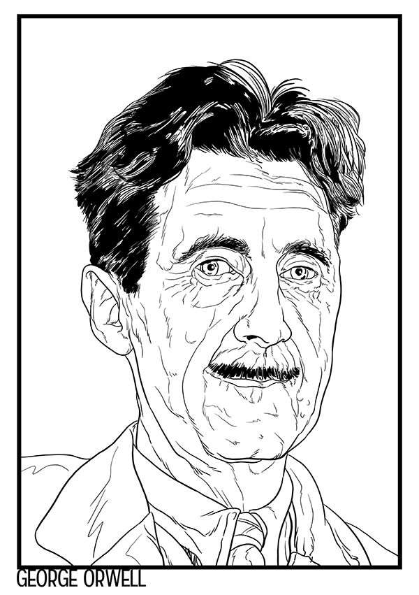 George Orwell A4, por Horácio Gomes