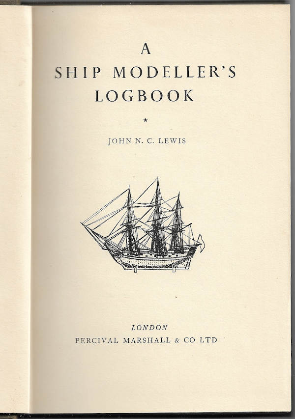 A ship modeller's logbook