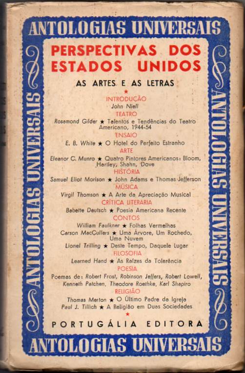 Perspectivas dos Estados Unidos – As Artes e as Letras