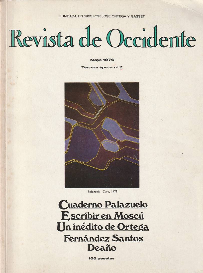 Revista de Occidente Tercera época Nº 7 – Mayo 1976