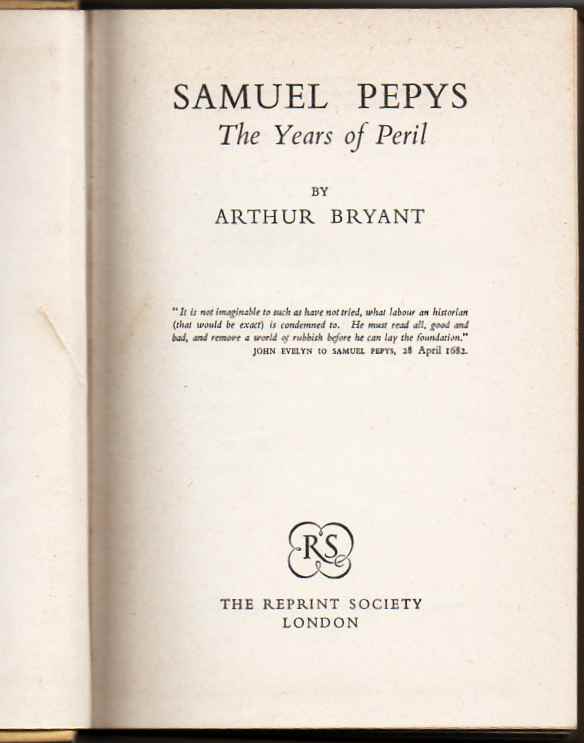 Samuel Pepys – The years of peril