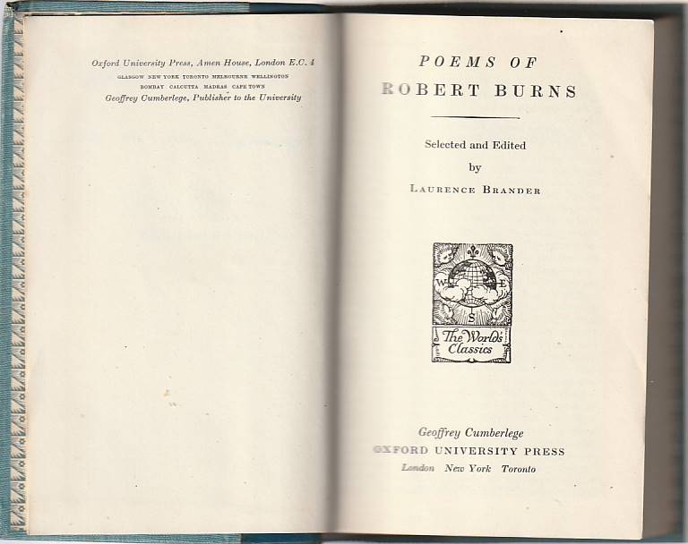 Poems of Robert Burns (Pocket Edition)
