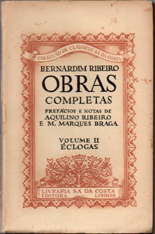 Bernardim Ribeiro – Obras completas Vol. 2 – Éclogas