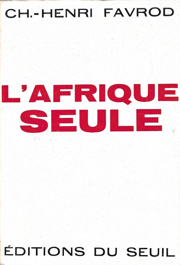 L'Afrique seule