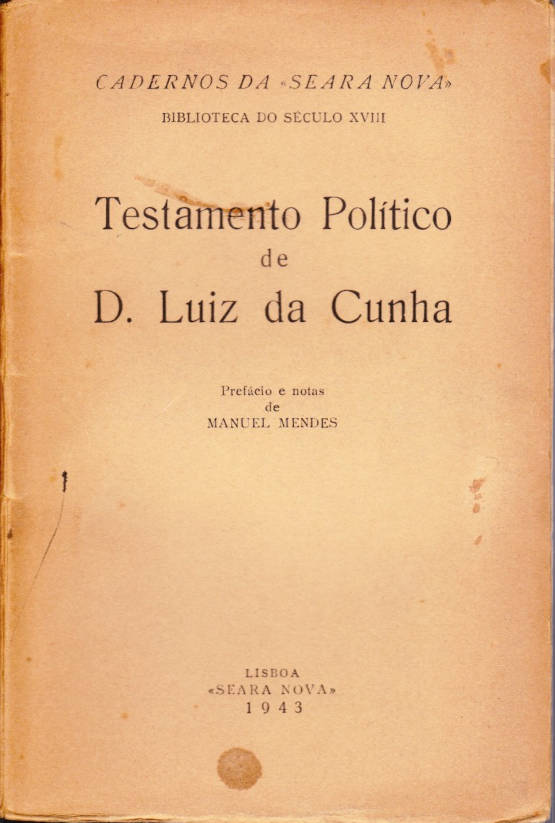 Testamento político de D. Luiz da Cunha