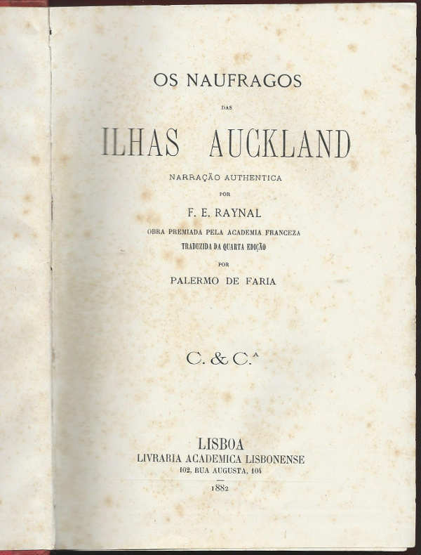 Os náufragos das Ilhas Auckland