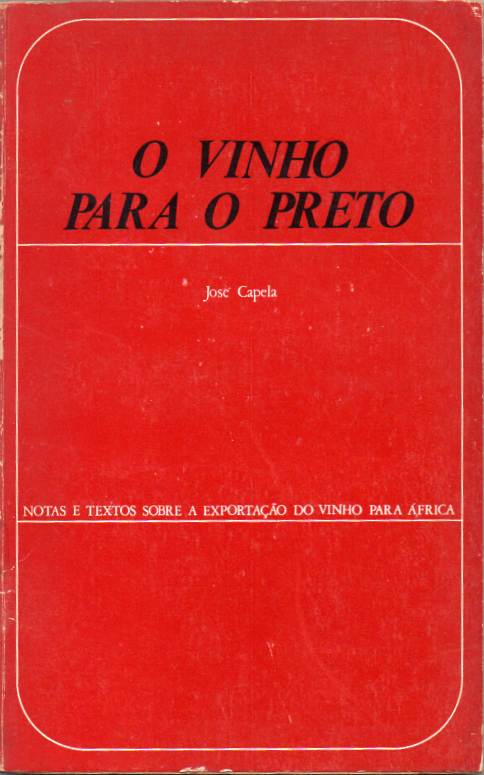 O vinho para o preto