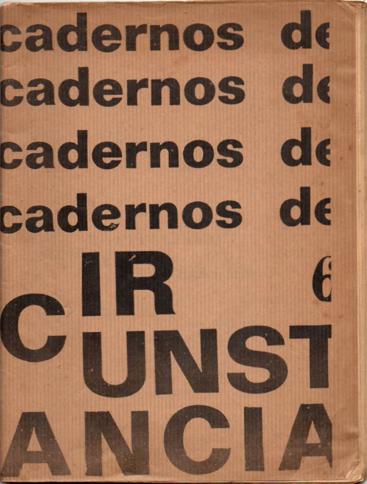 Cadernos de Circunstância Nova Série Nº 1 – Março 1969