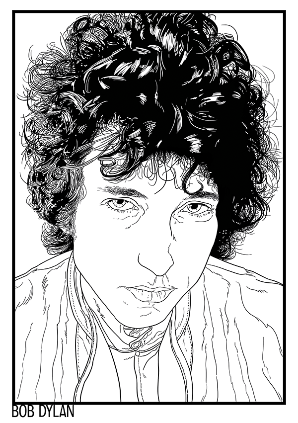 Bob Dylan A4, por Horácio Gomes
