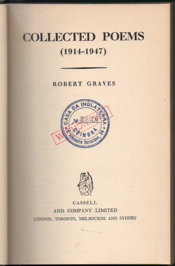 Robert Graves Collected Poems 1914-1947