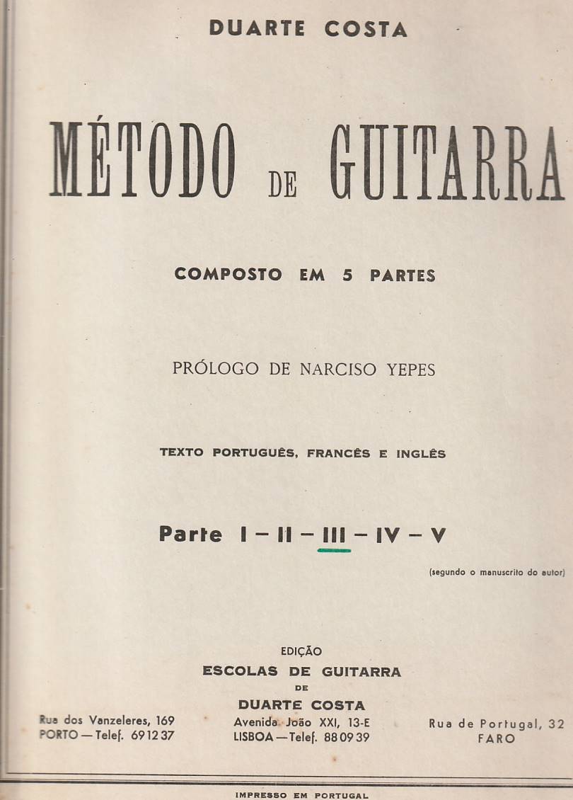 Método de guitarra parte III 