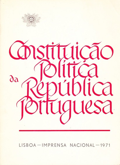 Constituição Política da República Portuguesa – 1971