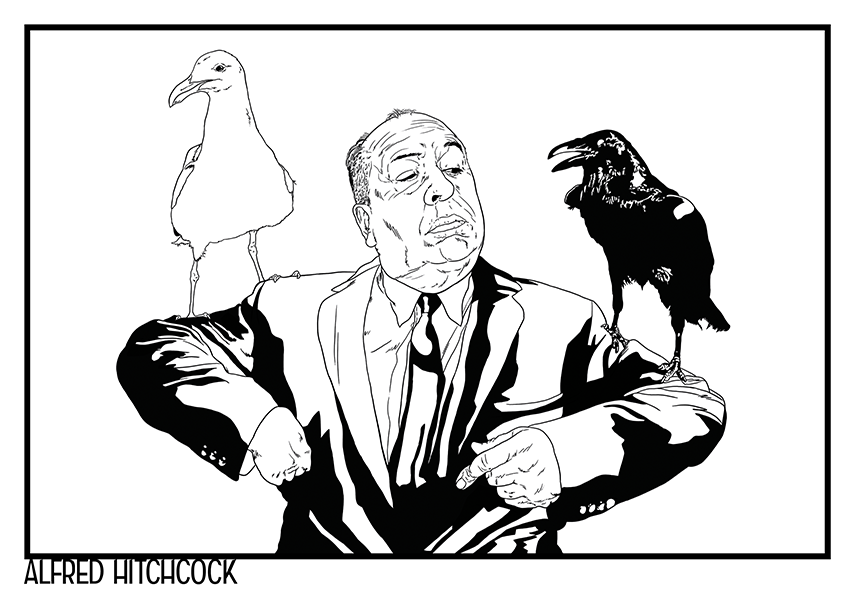 Alfred Hitchcock A4, por Horácio Gomes