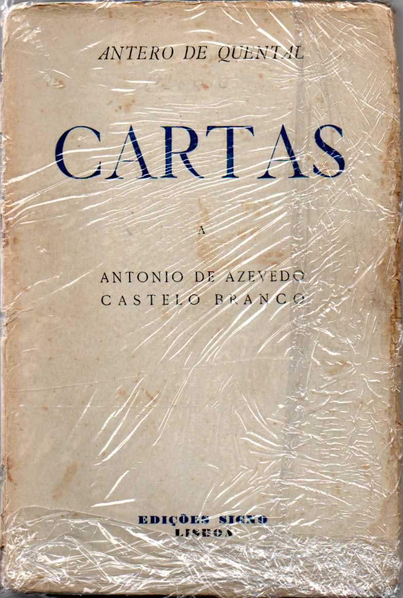 Antero de Quental - Cartas a Antonio de Azevedo Castelo Branco