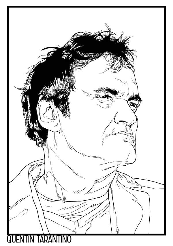 Quentin Tarantino A4, por Horácio Gomes