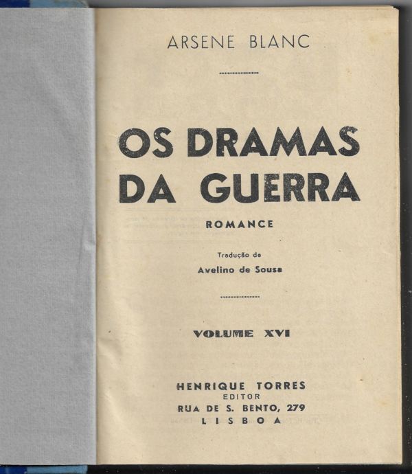 Os dramas da guerra – 4 volumes