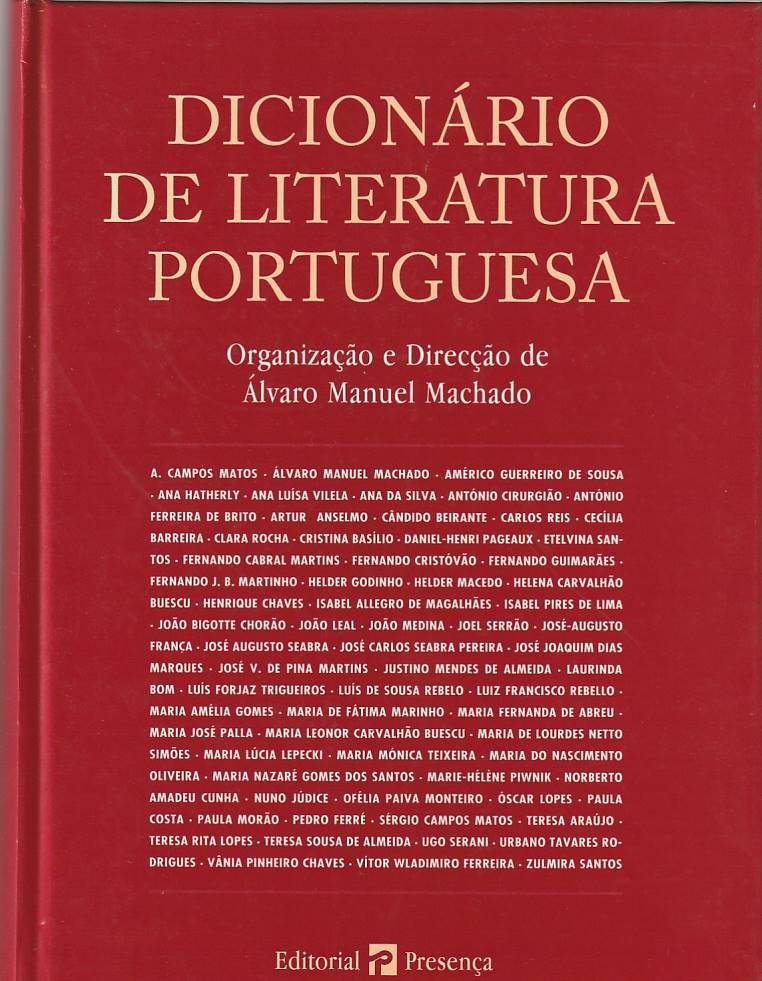 Dicionário de literatura portuguesa