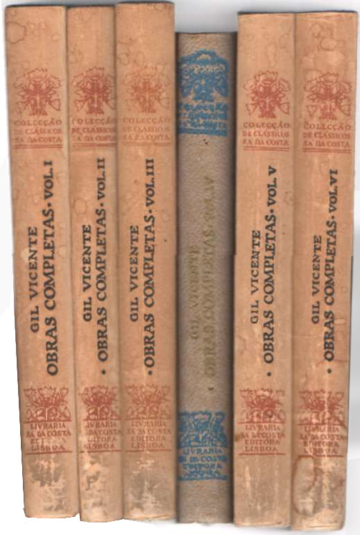 Obras Completas de Gil Vicente – 6 volumes