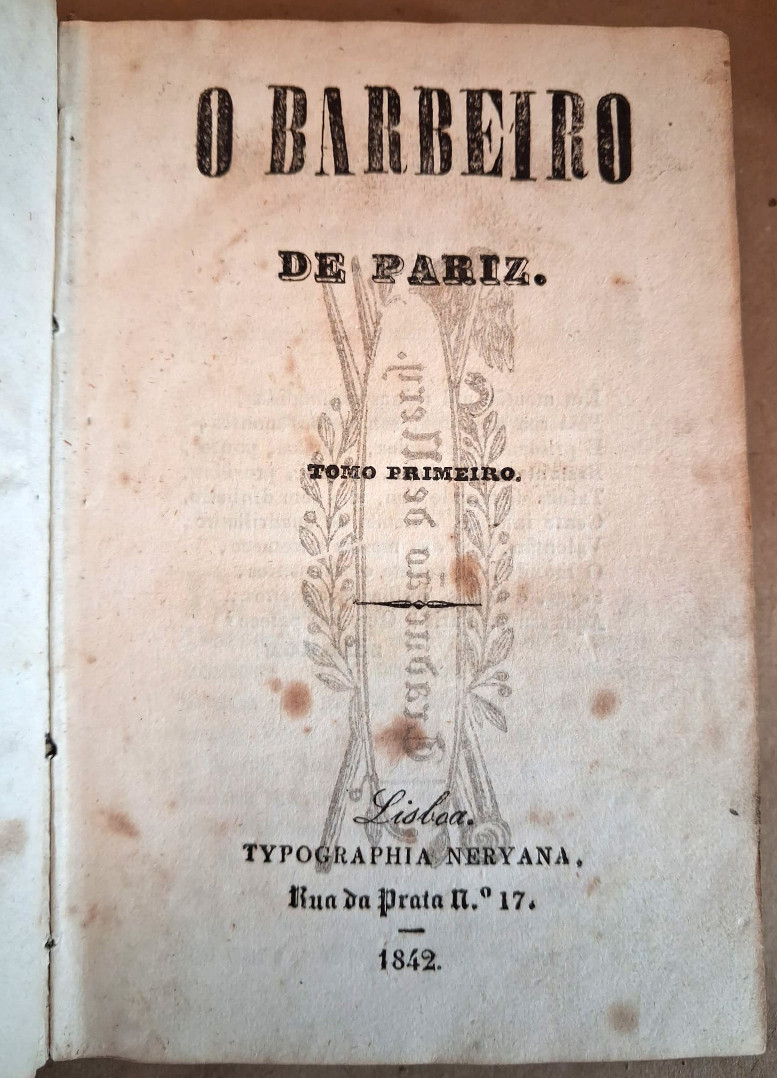 O barbeiro de Pariz – 2 volumes