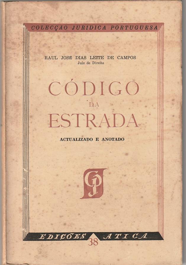 Código da Estrada Actualizado e Anotado (1967)