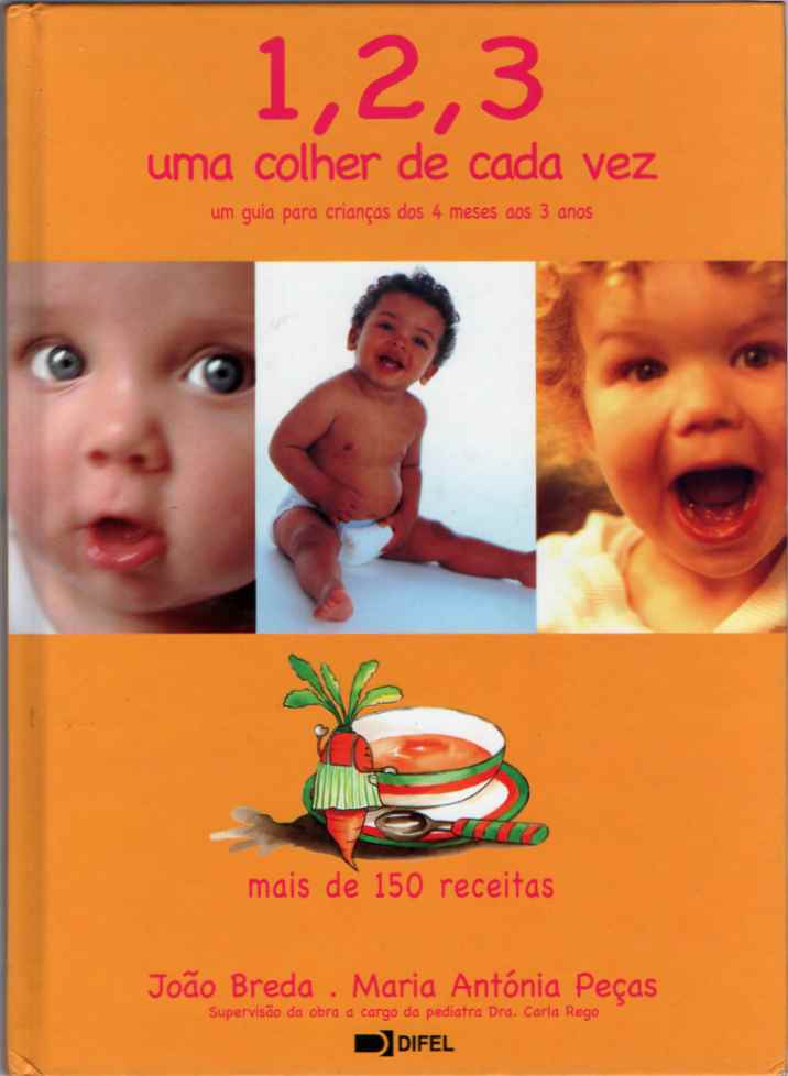 1, 2, 3 uma colher de cada vez
