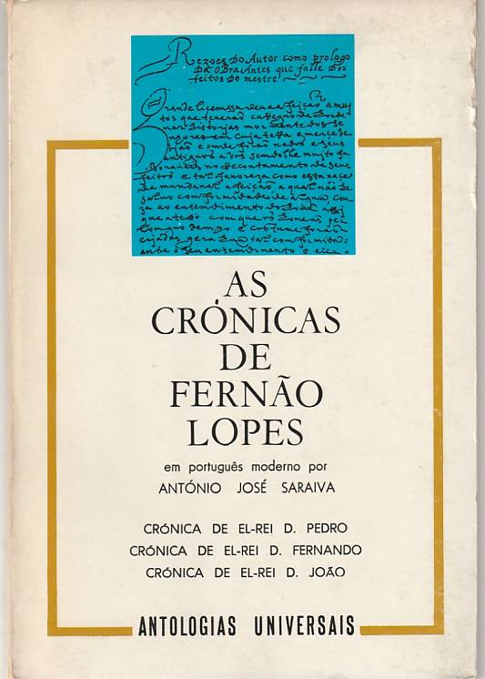 As crónicas de Fernão Lopes, por António José Saraiva