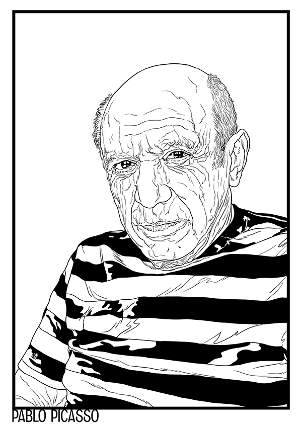 Pablo Picasso A4, por Horácio Gomes