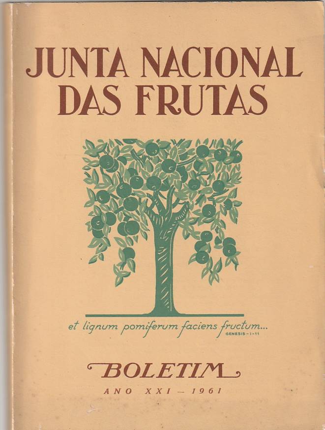 Junta Nacional das Frutas – Boletim Ano XXI – 1961
