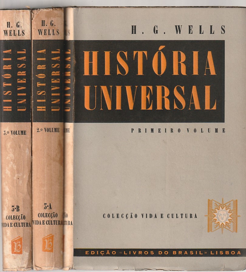 História universal – H. G. Wells – 3 volumes