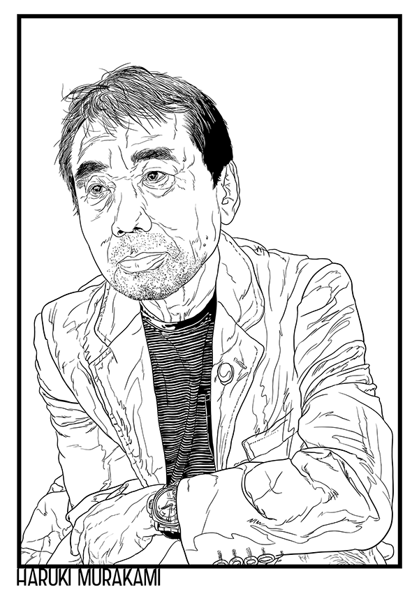 Haruki Murakami A4, por Horácio Gomes