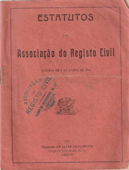 Estatutos da Associação do Registo Civil