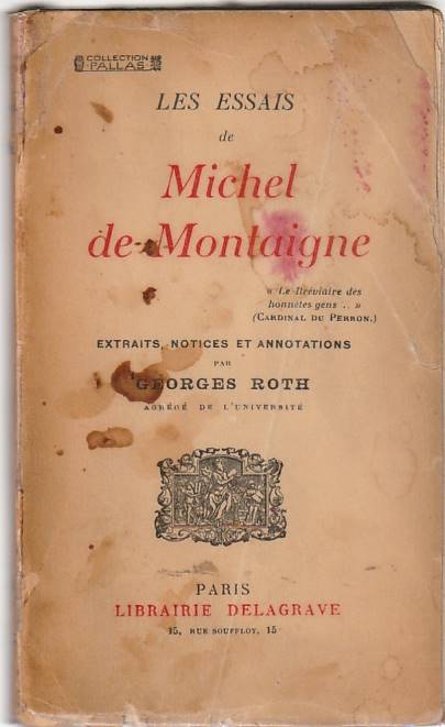 Les essais de Michel de Montaigne