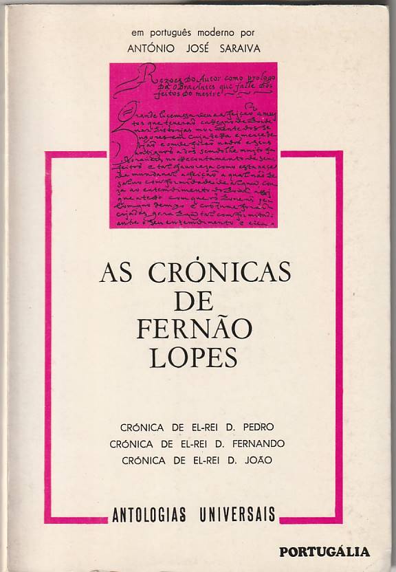 As crónicas de Fernão Lopes, por António José Saraiva