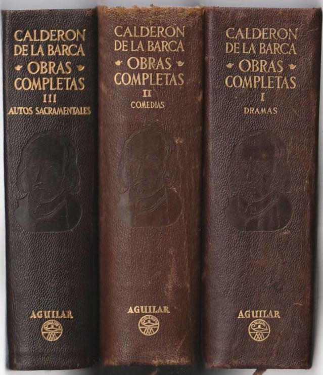 Obras Completas – Calderón de la Barca – 3 volumes (Castelhano)