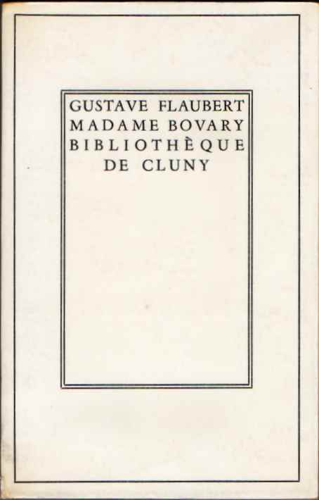 Madame Bovary (Bibl. Cluny)