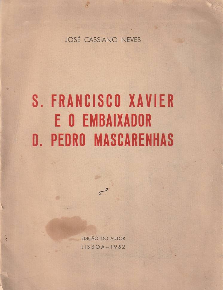 S. Francisco Xavier e o Embaixador D. Pedro Mascarenhas