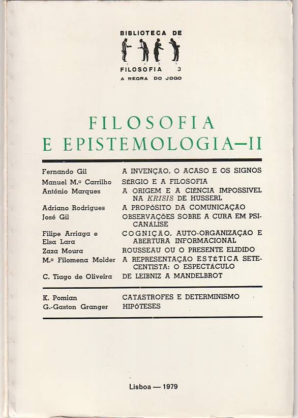 Filosofia e Epistemologia II