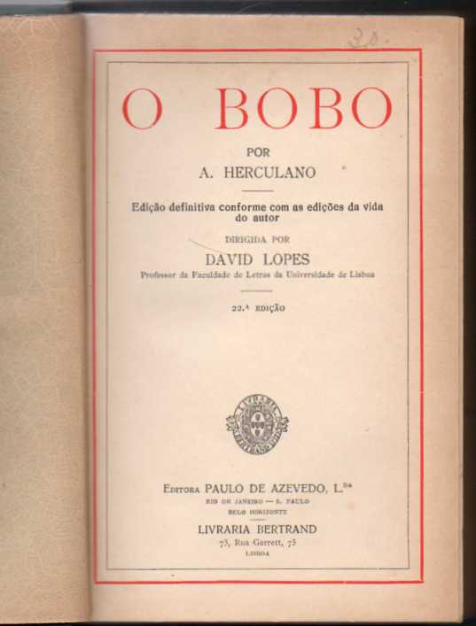 O Bobo (22ª ed.)
