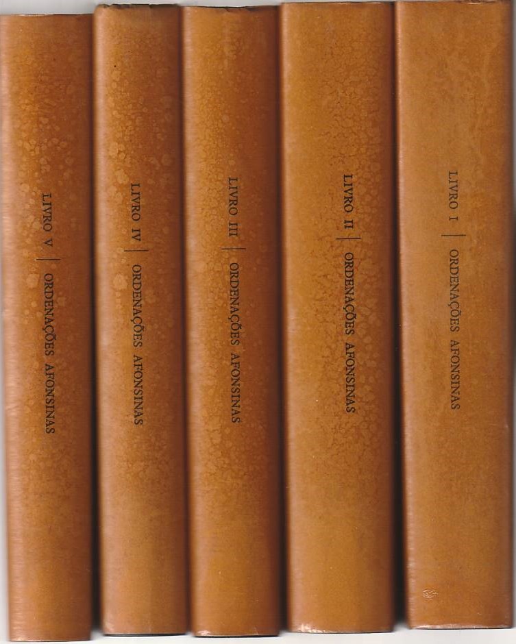 Ordenações Afonsinas – 5 volumes