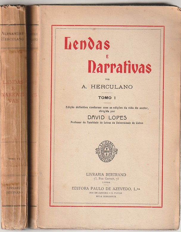 Lendas e narrativas – 2 volumes