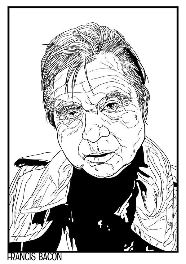 Francis Bacon A4, por Horácio Gomes